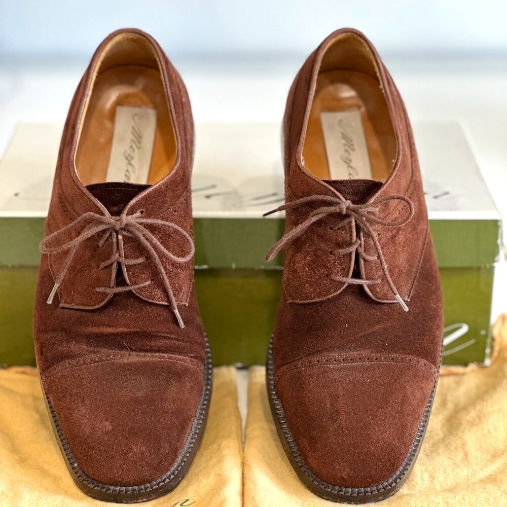 Mens, Brown Suede Mezlan Shoes